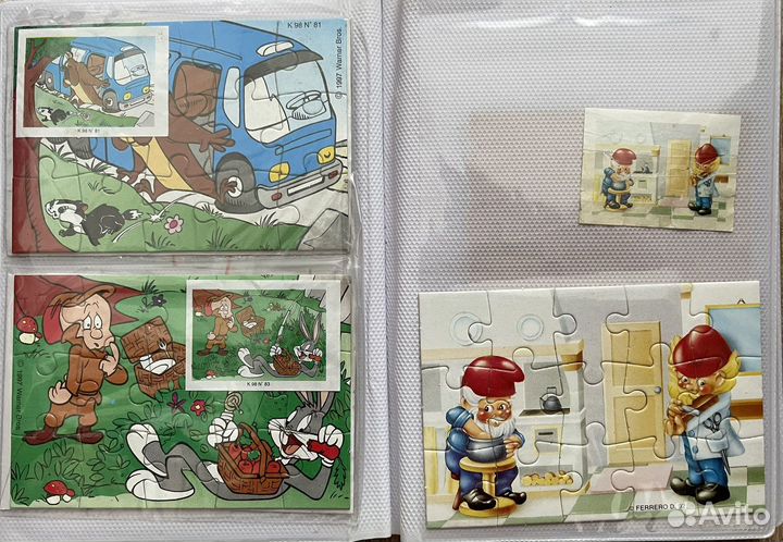 Пазлы киндер