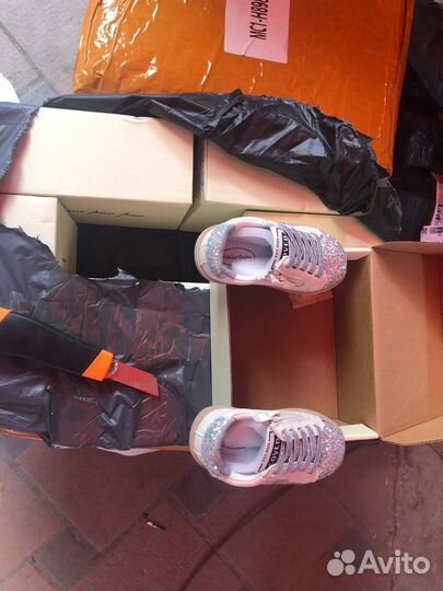 Большой мешок детской одежды