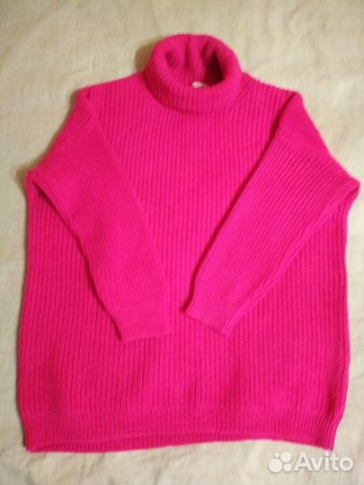 Свитер шерстяной женский 48