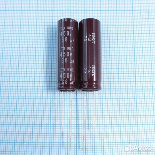 68uF 450v 450v68uF 12.5x40 KMQ - Электролитический