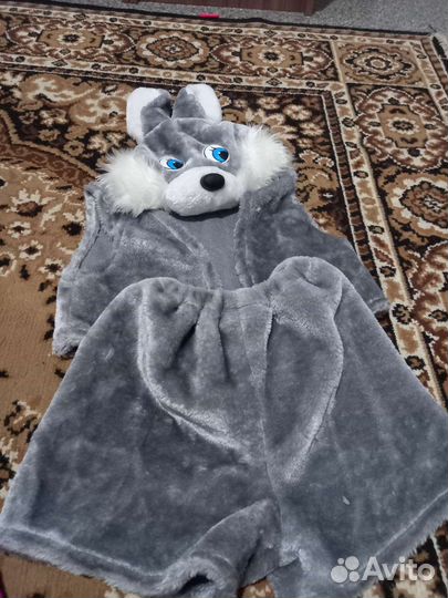 Карнавальный костюм, заяц серый