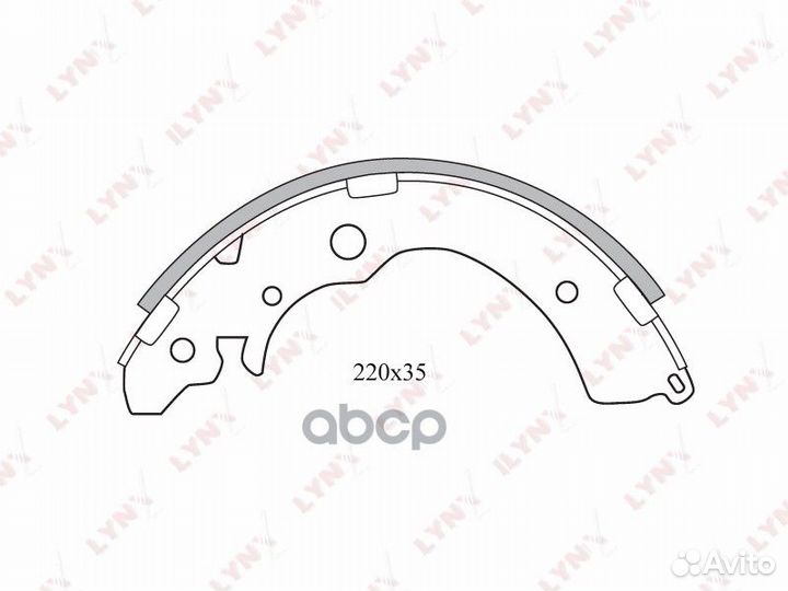 Колодки барабанные Honda Civic VII/CR-V I/HR-V