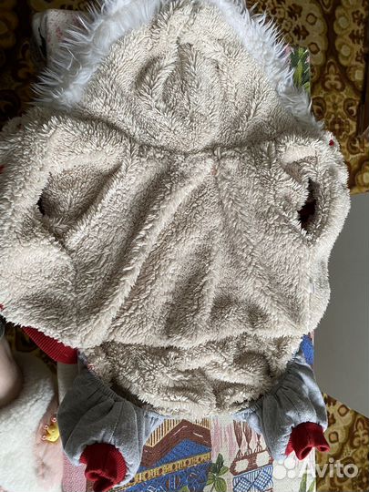 Зимний комбинезон теплый для маленькой собачки