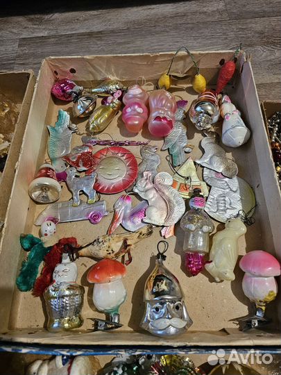 Елочные игрушки СССР