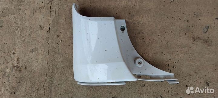 Накладка на задний бампер гранд старекс