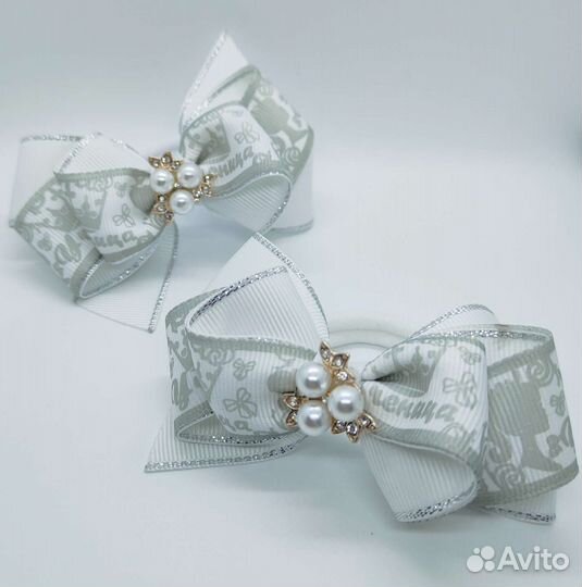 Бантики ручной работы для волос