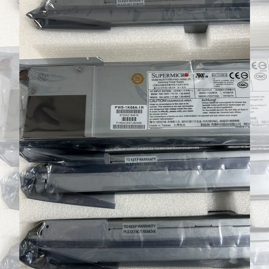 [PWS-1K68A-1R] Блок Питания Supermicro 1600w Pws-1k68a-1r