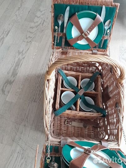 Корзина для пикника с посудой top style