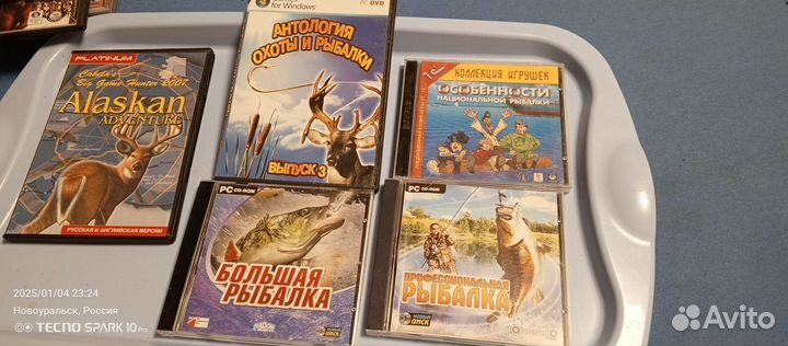 Диски о рыбалке. За 5 штук