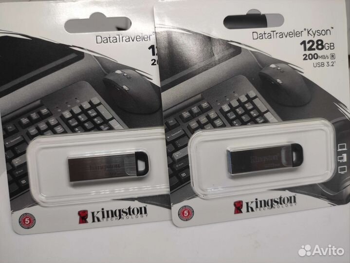 Новые USB 3.2 Флешки Kingston 64гб, 128гб, 256гб