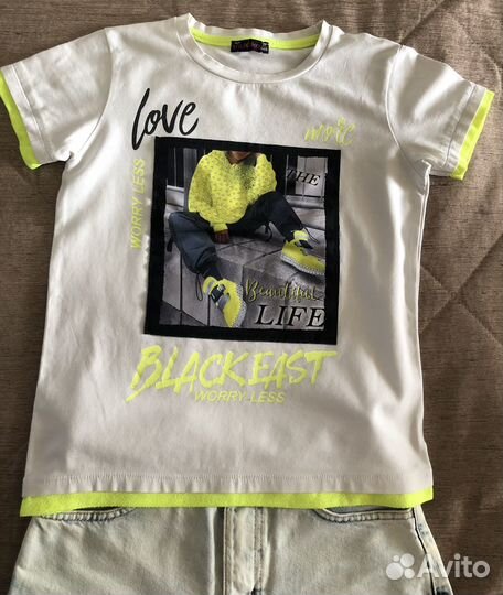 Шорты джинсовые для девочки на рост 146-152 см