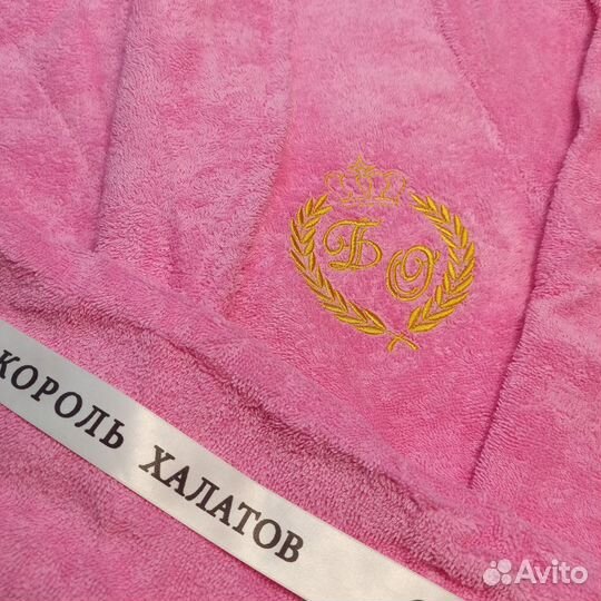 Халат женский с индивидуальной вышивкой