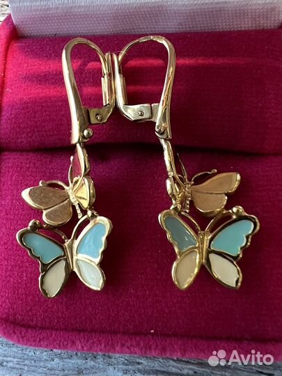 Золотые серьги