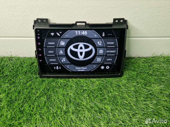 Магнитола на Toyota Prado 120 9 дюймов android 12