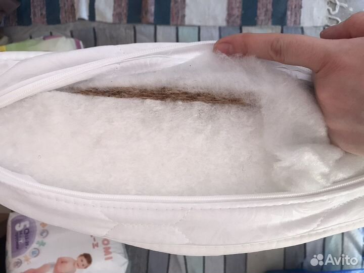 Матрас детский круглый в кроватку