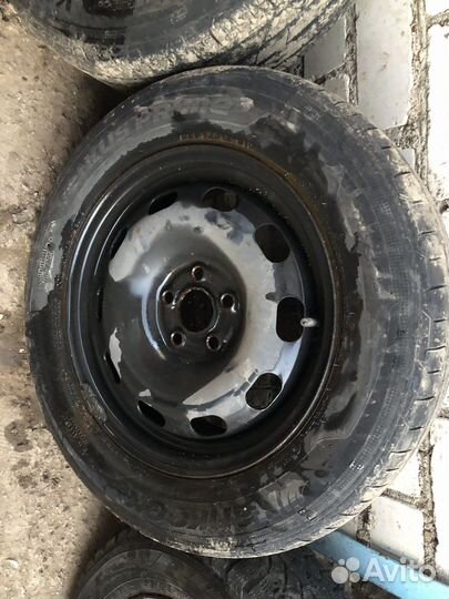 Колеса в сборе r15 летние Hankook