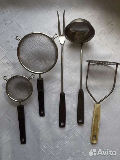 Набор ложки нерж половник лопатки