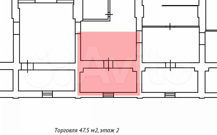 Сдам Магазин 47.6 м2