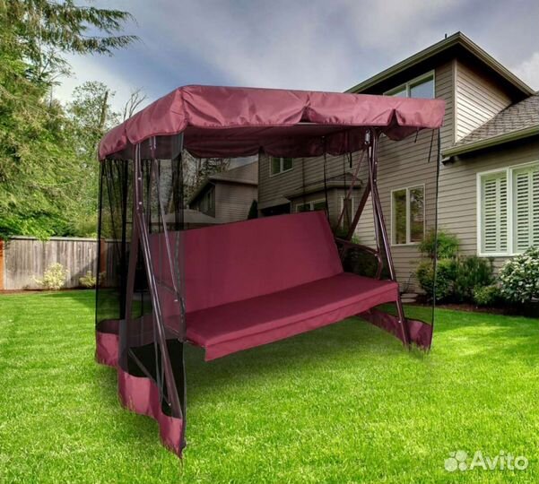 Садовые качели новые 170х112х160 см, kalymera