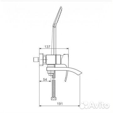 Смеситель для ванны Gappo G3207-3 золото