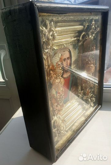 Старинная икона Господь Вседержитель