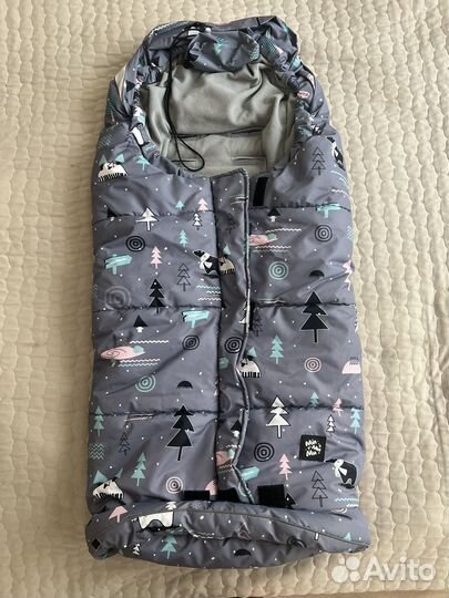 Зимний конверт в коляску