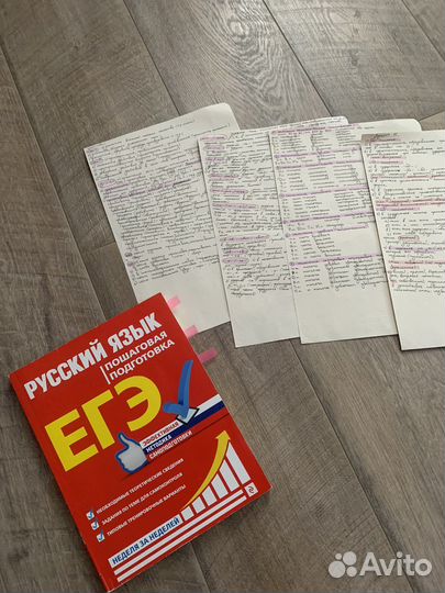 Егэ русский язык