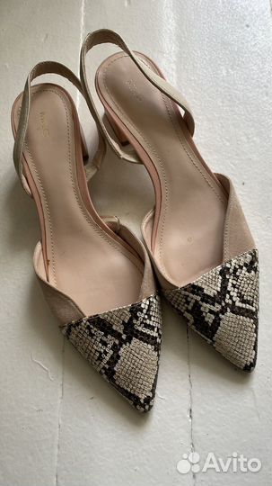 Слингбэки Mango 40 туфли мюли тренд