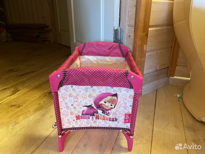 Манеж Маша и Медведь для кукол