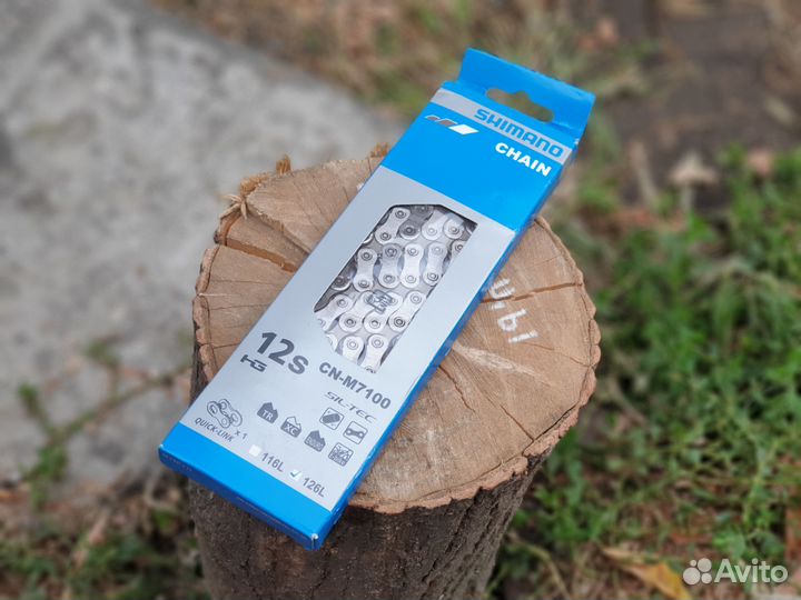 Цепь Shimano HG-M7100-12 скоростей