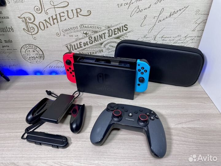 Прошитый Nintendo Switch 128GB + куча игр