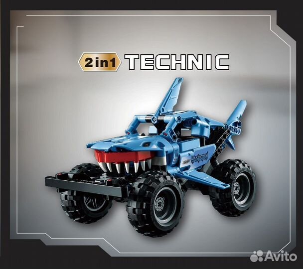 Конструктор Техника Monster Jam Megalodon 247 дет