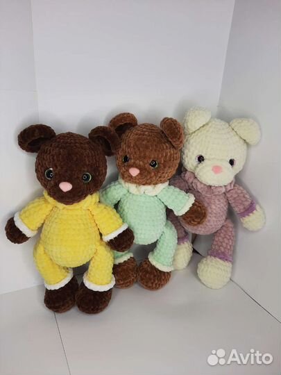 Плюшевый мишка ручной работы