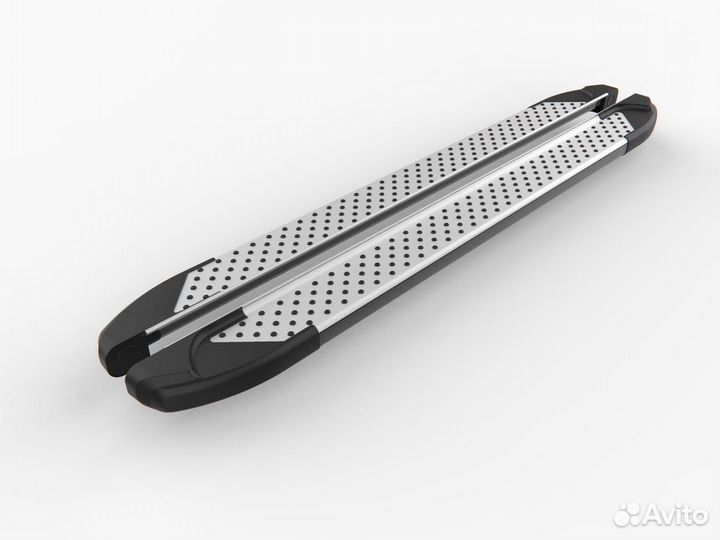 Пороги подножки алюминиевые Sapphire Silver защита