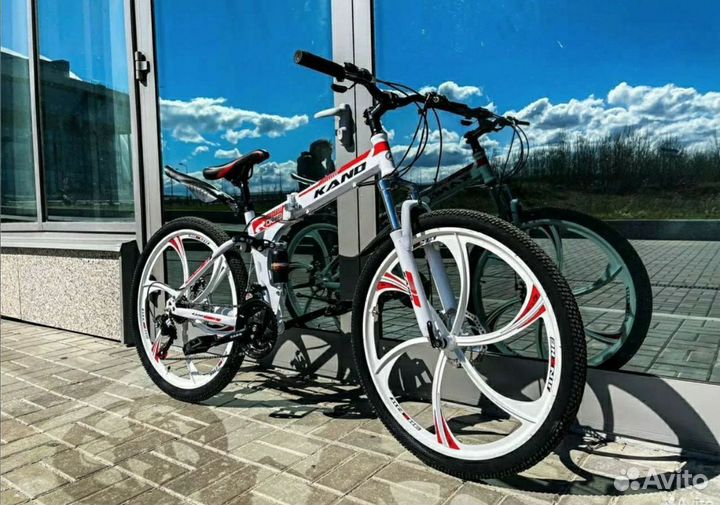 Велосипед новый складной на литых дисках