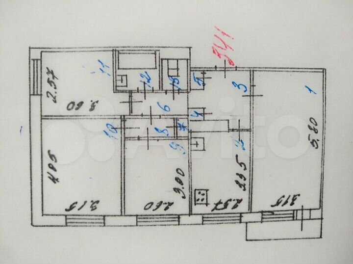 4-к. квартира, 70,2 м², 7/9 эт.