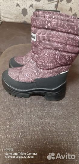Сапоги зимние на девочку