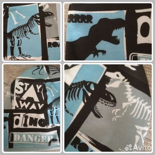 Новая шапка 44—50 для мальчика(тонкая)