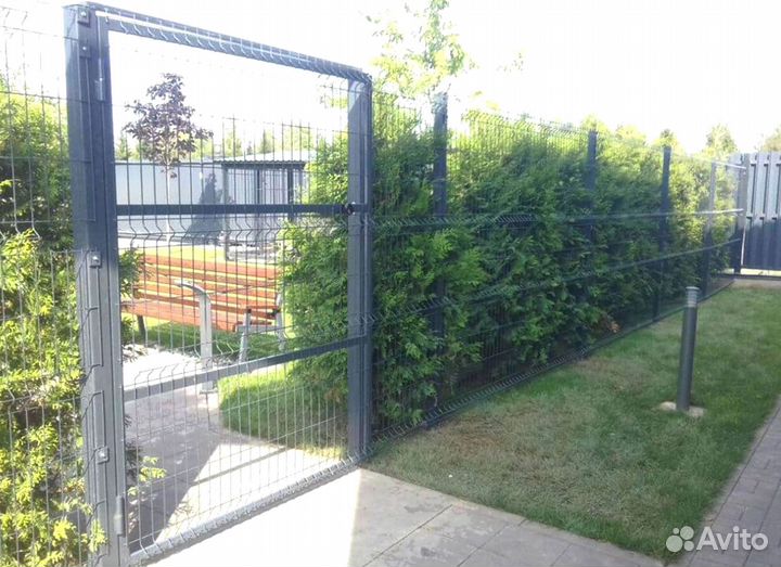 3Д сетка гиттер для забора