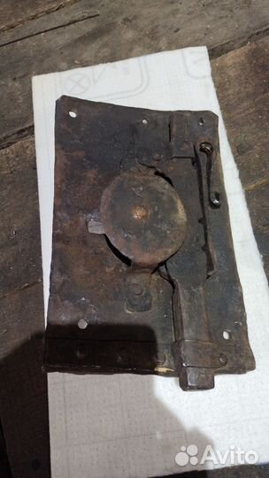 Амбарный замок, с ключём 19 век