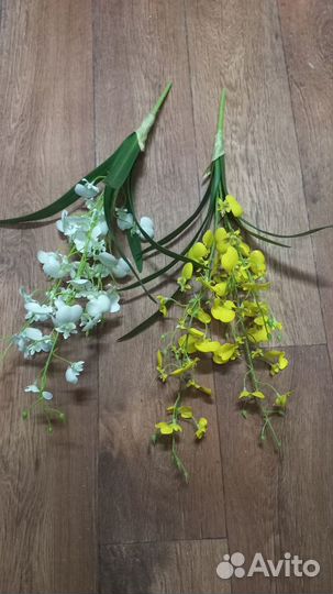 Орхидея, пион, роза ветки искусственные