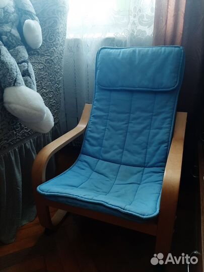 Детское кресло качалка икеа поэнг