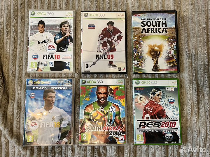Диски на Xbox 360