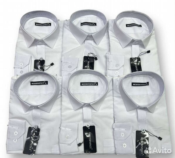 Рубашка белая 116-172 новая