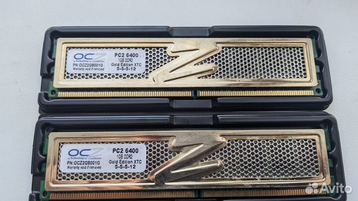 DDR2 OCZ gold edition 1 GB
