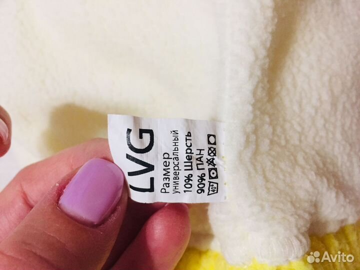 Зимний комплект шапка и шарф для девочки