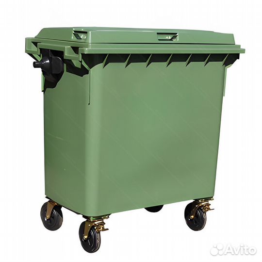 Мусорный пластиковый бак 770л-3349