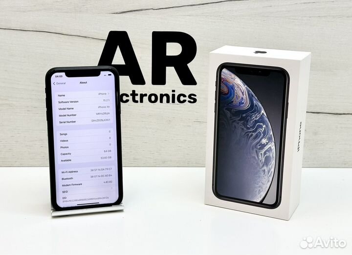 iPhone XR 64Gb Black (без ремонта,simesim)