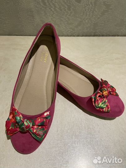 Балетки розовые 41