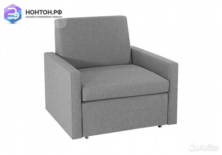 Кресло выкатное Виктория-5 серое